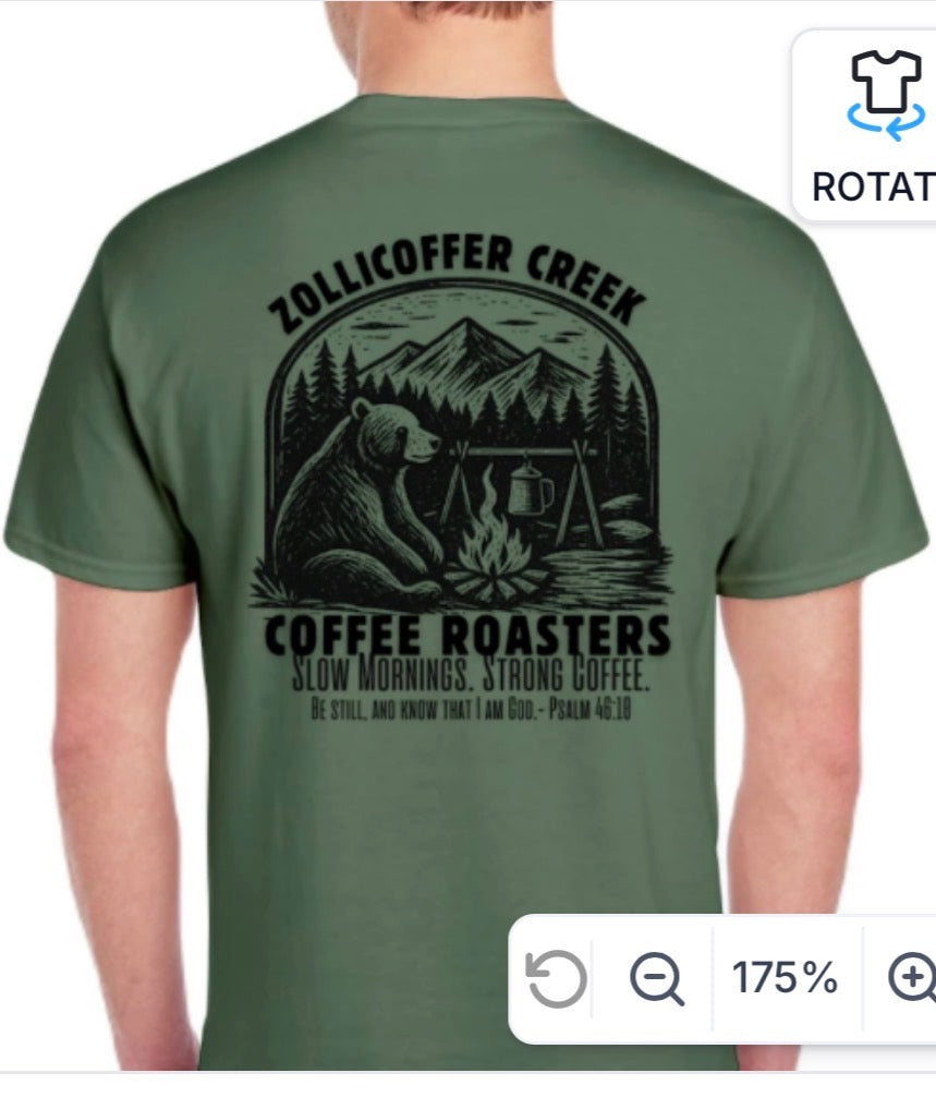 Zollicoffer Creek Coffee Roasters Grumpy Old Bear Tee