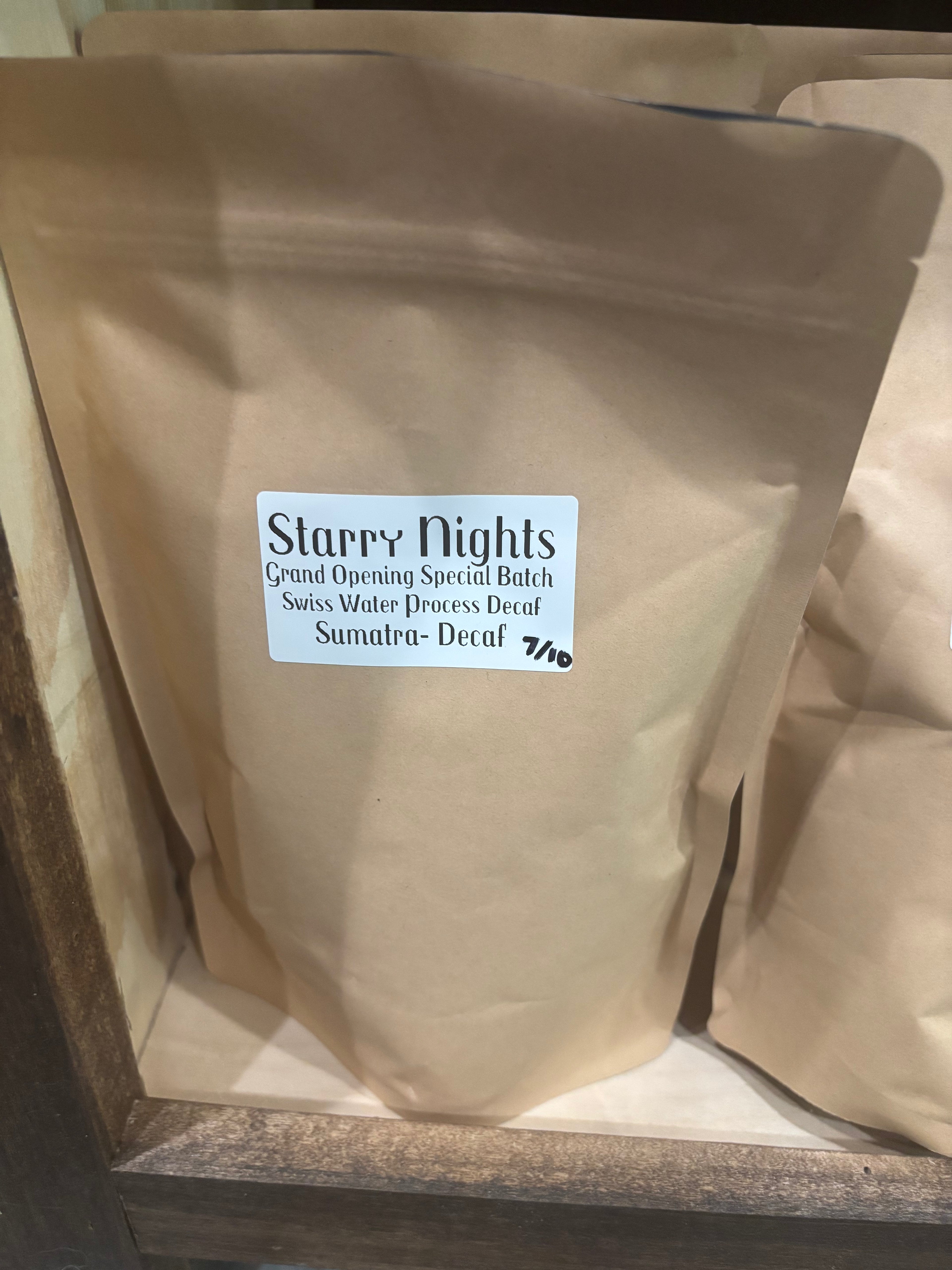 Starry Nights Dark Roast | Organic Decaf | Single Origin Sumatra