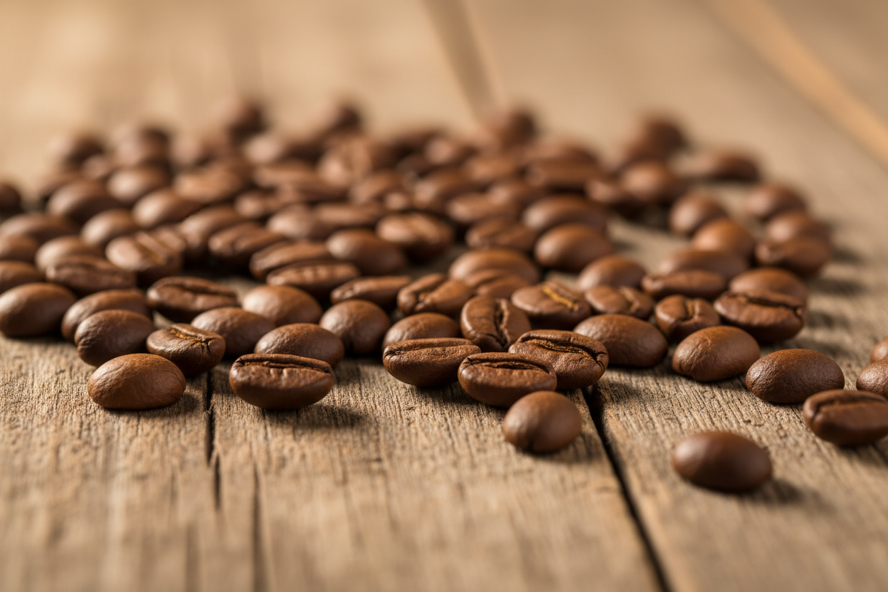 medium roasted coffee beans